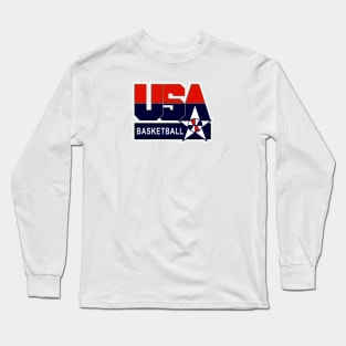 USA Bball America Basketball 1992 Long Sleeve T-Shirt